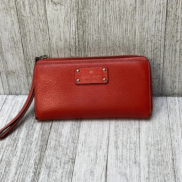 Kate Spade Red Wallet Wristlet - Picture 1 of 13